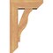 Ekena Millwork Funston Slat Smooth Bracket w/ Offset Brace, Western Red Cedar, 5 1/2"W x 14"D x 22"H BKT0604X14X22FST06SWR - alternate 3